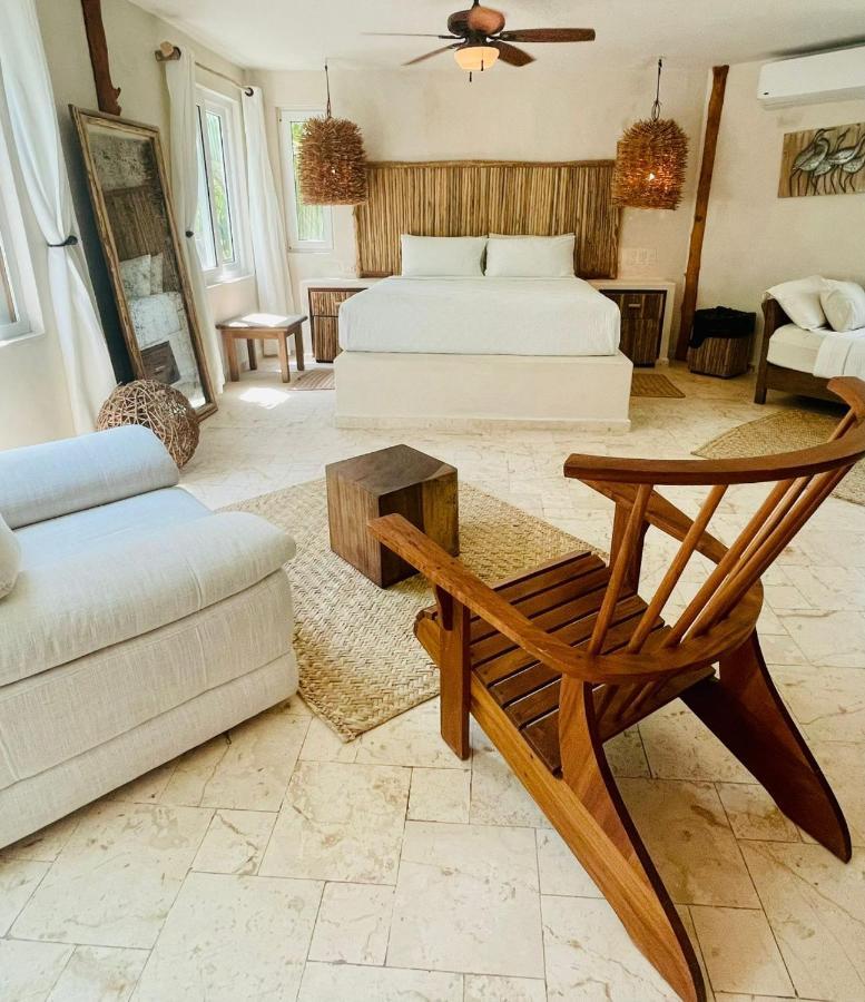 Casa Pelicanos Tulum Beach Mx - Next To Hotel Zone Buitenkant foto