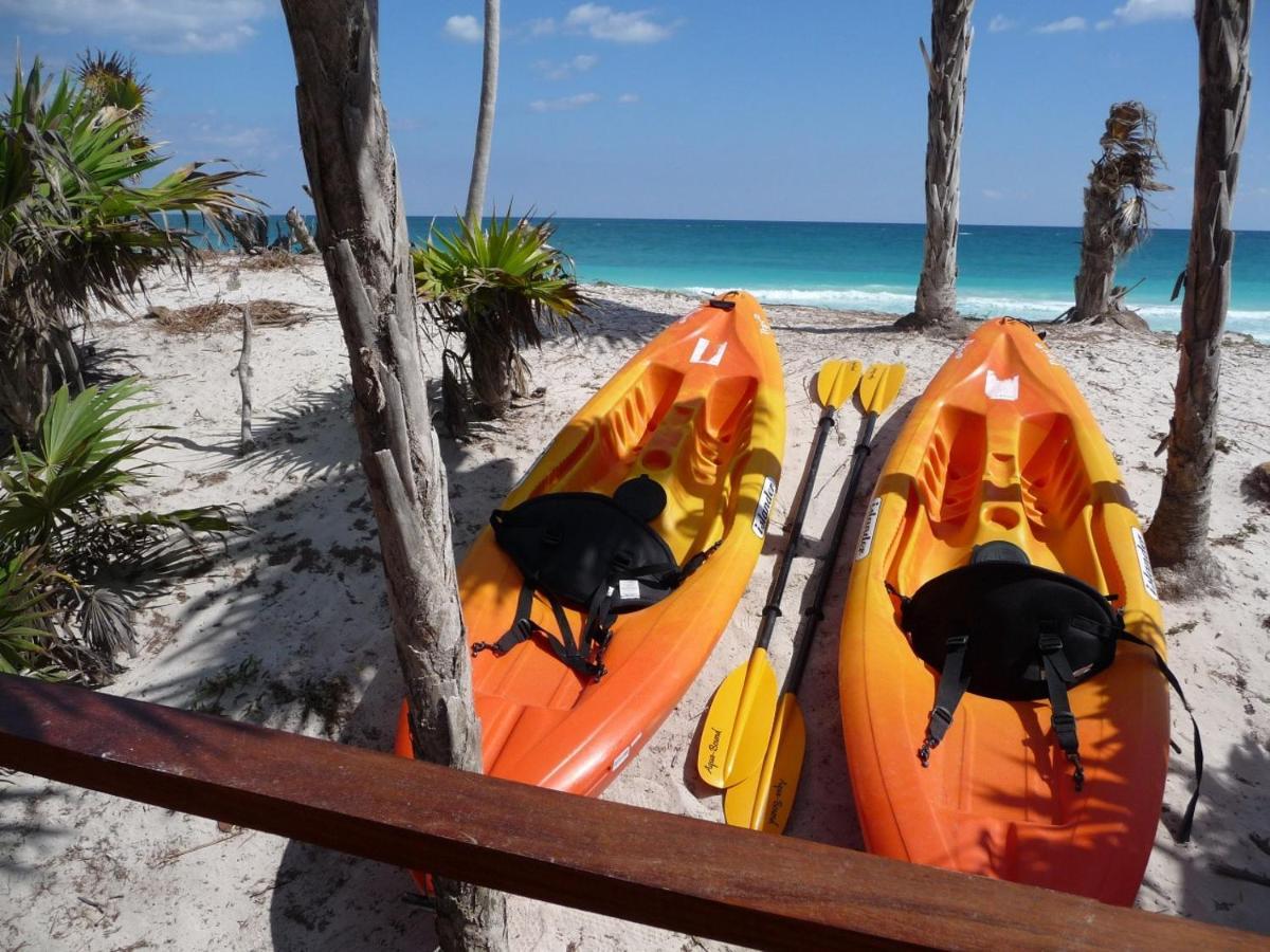 Casa Pelicanos Tulum Beach Mx - Next To Hotel Zone Buitenkant foto