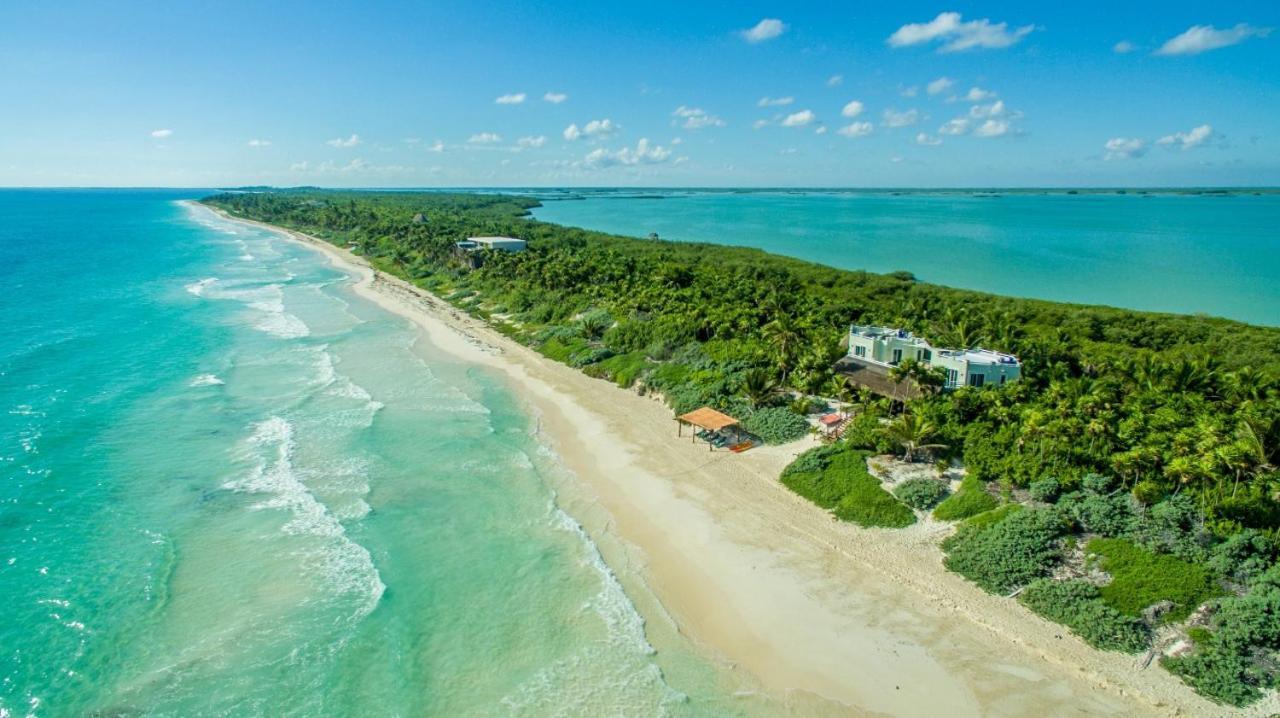 Casa Pelicanos Tulum Beach Mx - Next To Hotel Zone Buitenkant foto